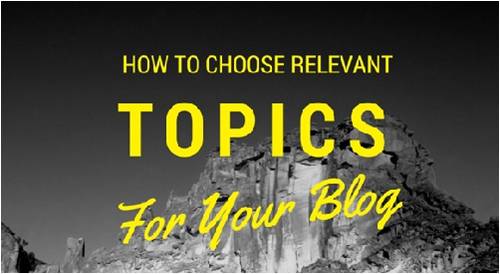 Set Up Your Blog Topics In Advance